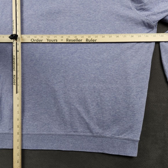 Polo Ralph Lauren Quarter Zip Pullover Sweater Mens 3XLT Periwinkle Cotton Blend - Picture 8 of 10
